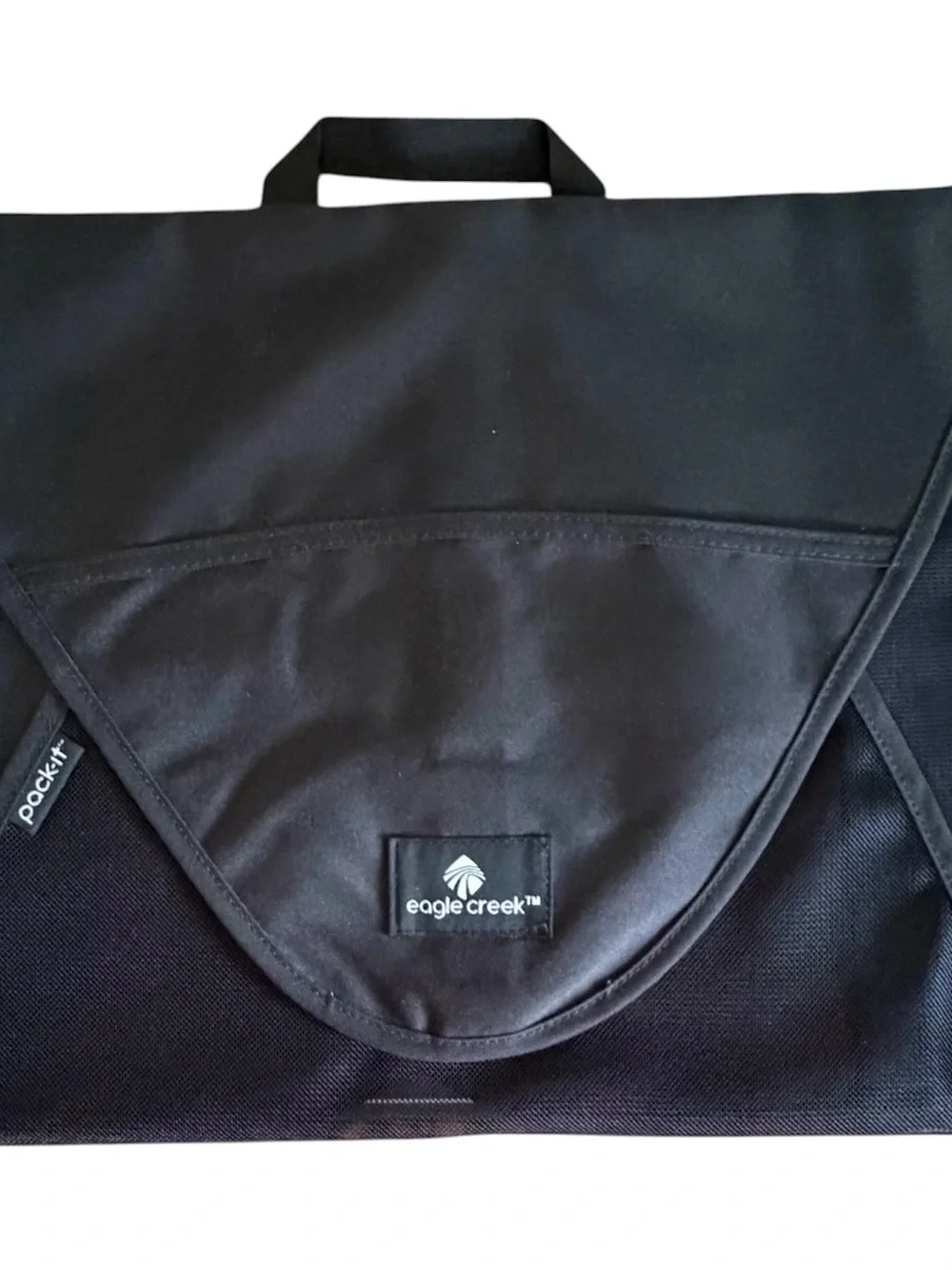 Eagle Creek Pack-It Black LARGE Travel Garment Folder Bag w/ Compression Wings